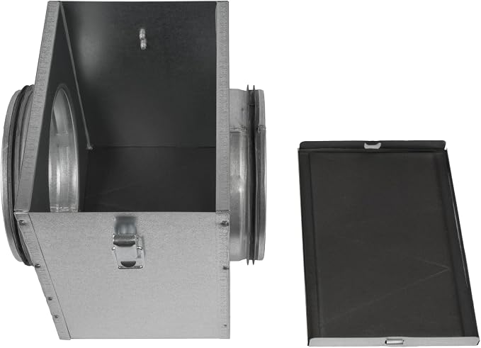 Repa Market 6" Duct Air Filter Box – Galvanized Steel Inline Dryer Filter - Image 9