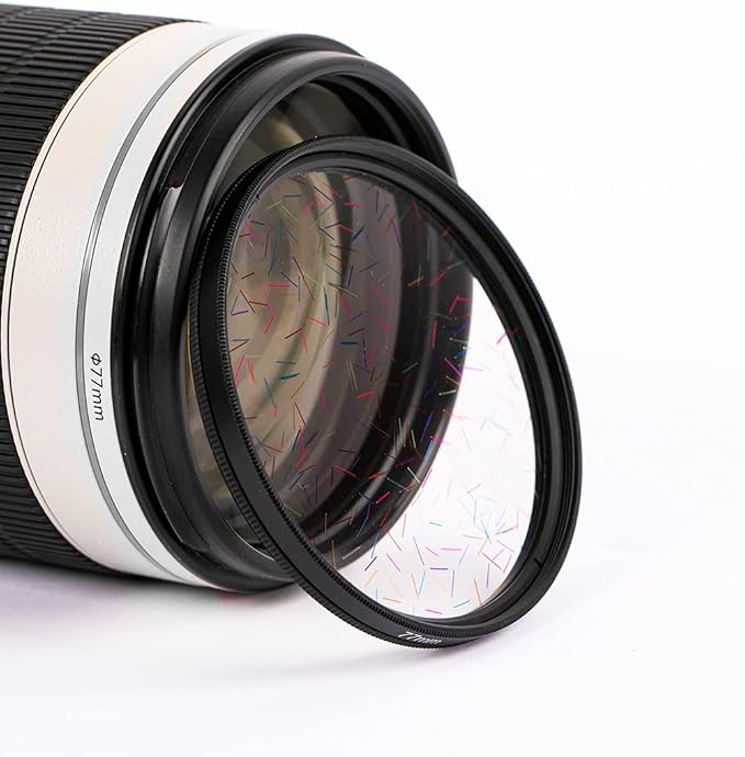 Prism Lens Filter 77 mm Starlight Glare Filter Anamorphic Lens Flare Effect - Image 2