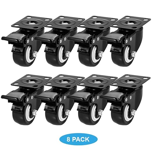 2" Caster Wheels, Heavy Duty Casters - Image 2