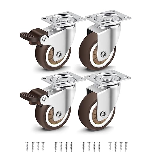 Nefish 2 Inch Swivel Caster Wheels by Nefish