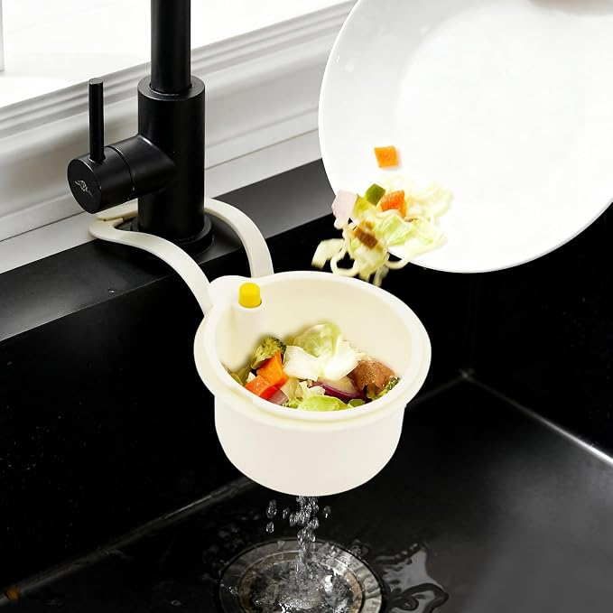 JOMCYDM Kitchen Sink Basket, Faucet Hanging Draining Basket, Kitchen Waste - Image 2