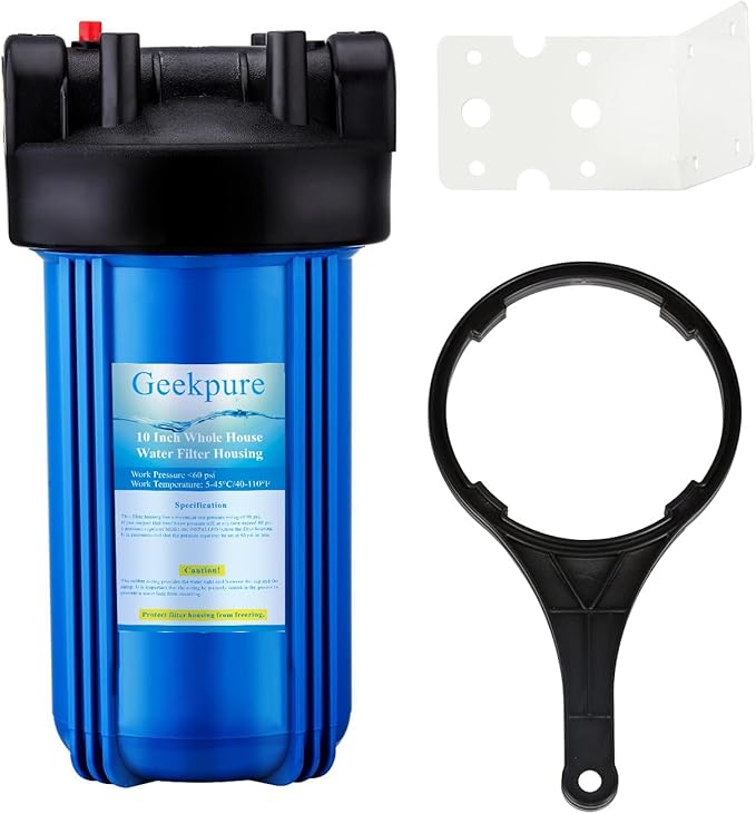 Geekpure 10-Inch Whole House Big Water Filter Housing-Fit by Geekpure