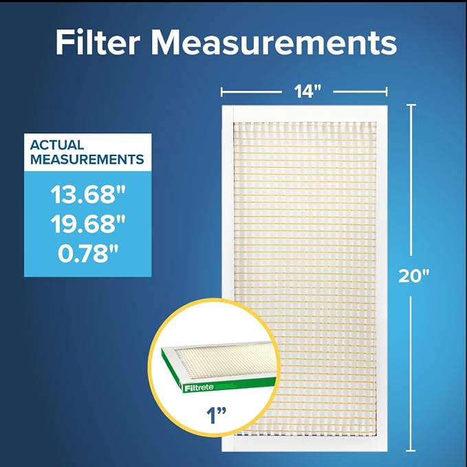 Filtrete 14x20x1 AC Furnace Air Filter, MERV 8, MPR 700, Tough on Pollen - Image 2