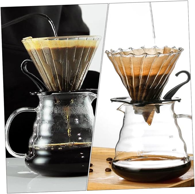 GLEAVI Manual Coffee Pot Funnel Filter Funnel Precision Strainer Safe - Image 9