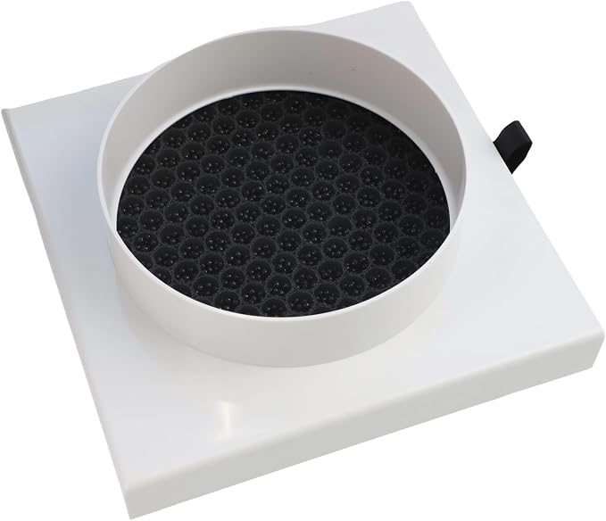 Duct Air Filter, Activated Carbon ABS Shell Ventilation Pipe Filters Fit - Image 4