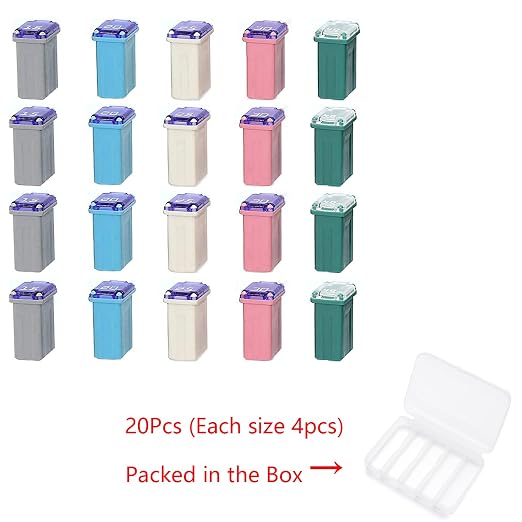 20 Pack Car Micro Cartridge Fuses Kit, 32V 15amp 20amp 25amp 30amp 40amp - Image 4
