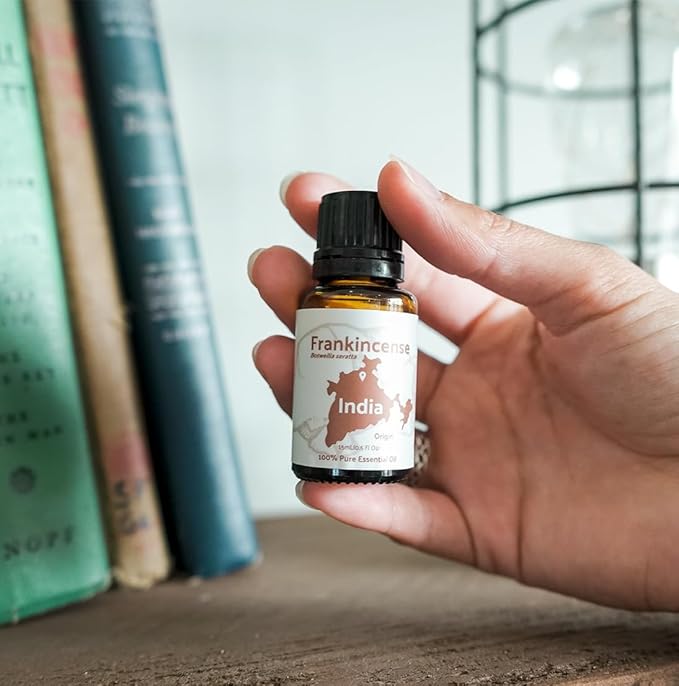 Frankincense Essential Oil - Direct from Madhya Pradesh, India - Pure Essential Oil for Diffusers and Aromatherapy | 100% Pure Therapeutic Grade Natural Aceite de Incienso (22lbs)