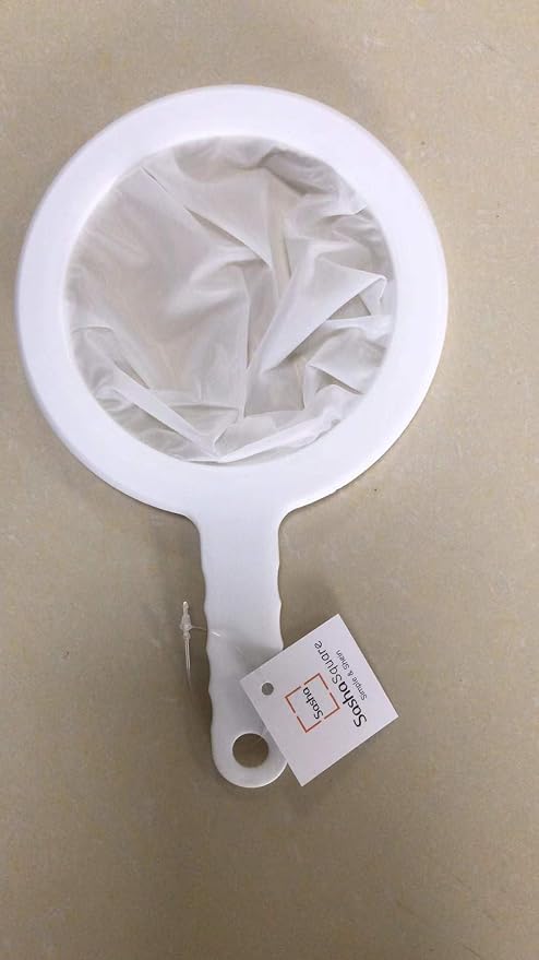 Kitchen Ultra-Fine Nylon Mesh Strainer I Plastic Sieve Fine Mesh Filter Spoon by SashaSquare