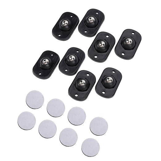FTVOGUE 8 Pcs Self Adhesive Caster Wheels Appliance Roller Furniture Casters by FTVOGUE