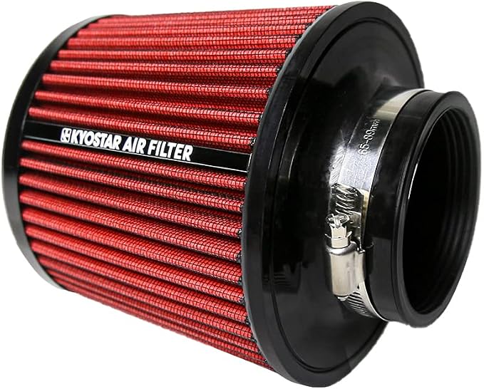 Universal 3" 76mm High-Flow Air Filter, Reusable Cone Cold Air Intake, High - Image 4
