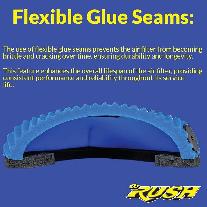 O2 RUSH High-Performance Single-Stage Foam Air Filter fits Sherco - Image 3