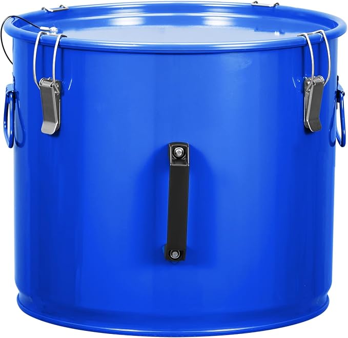 Garvee Fryer Grease Bucket, 10 Gal Oil Disposal Caddy, Carbon Steel by Garvee