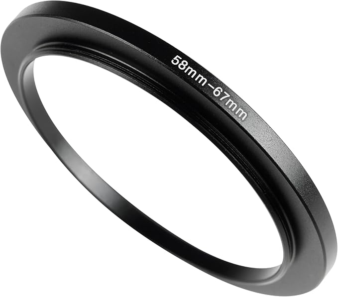58-67mm Metal Step-Up/Down Ring Adapter Compatible by Unknown
