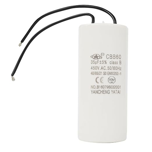 YATAI CBB60 Capacitor 35uF 450V AC, Motor Run Capacitor, Polypropylene Film by Yancheng+Yatai