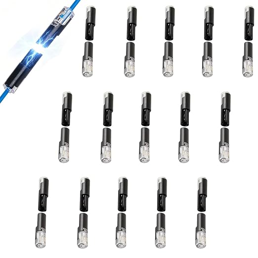 BOENFU Single Wire Plug in Connector, 30 Pack, 18-22 Gauge, by BOENFU