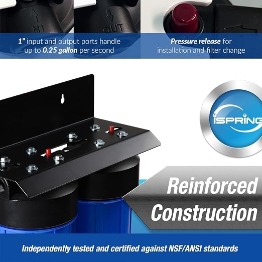 iSpring WGB21B-DS 2-Stage Whole House Water Filtration System, - Image 3