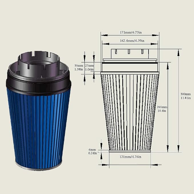 4" inches Performance Cold Air Intake Kit - Image 4
