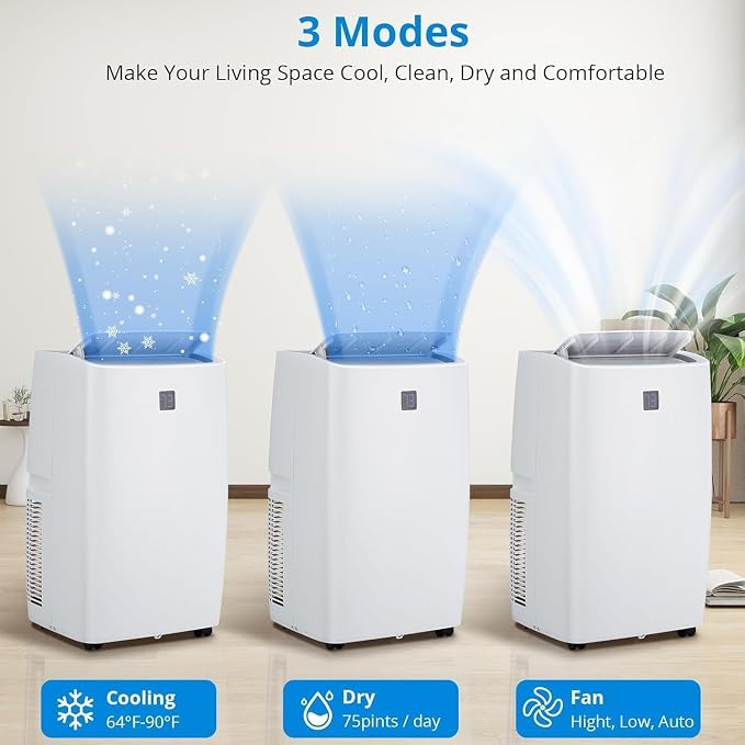 Portable Air Conditioners, 12000 BTU Portable AC - Image 4
