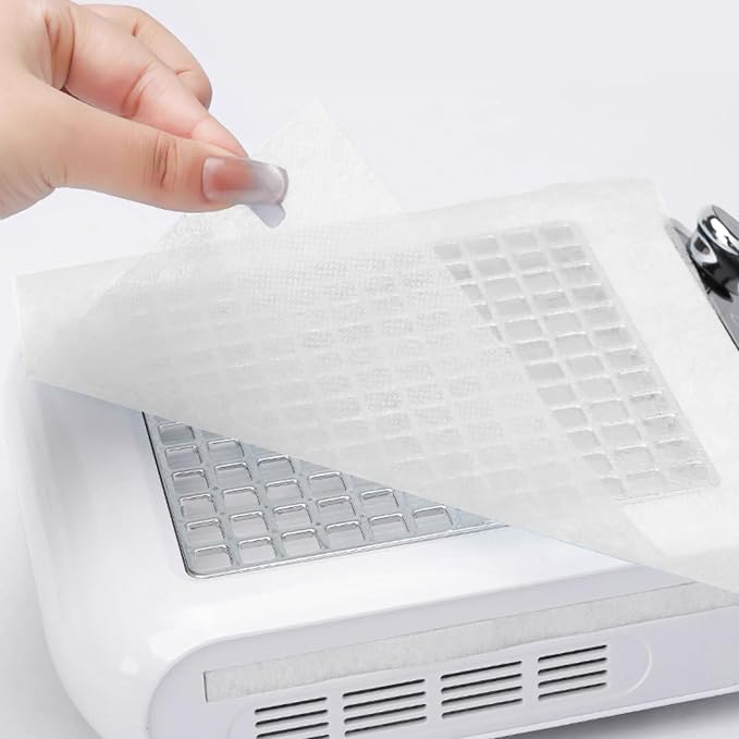 400 Sheets Professional Nail Dust Collector Filter Paper Sheets, PP Material - Image 7
