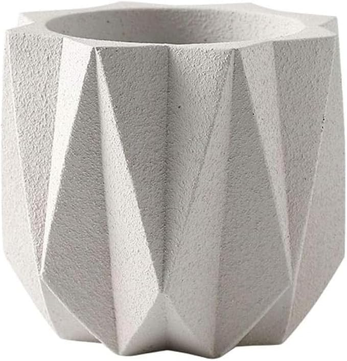 Outdoor Succulent Plantpot Cactus Plant Container Cement Flowerpot Container by Unknown