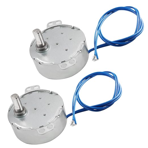 Fielect 2Pcs Synchronous Motor AC 110V 2.5-3RPM Turntable Motor CW/CCW by Fielect