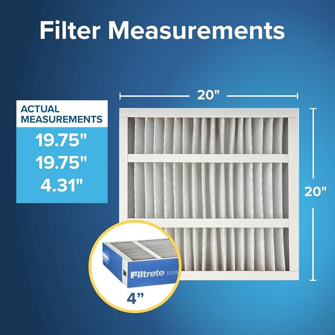 Filtrete 20x20x4 AC Furnace Air Filter, MERV 13, MPR 1900, Premium Allergen - Image 2