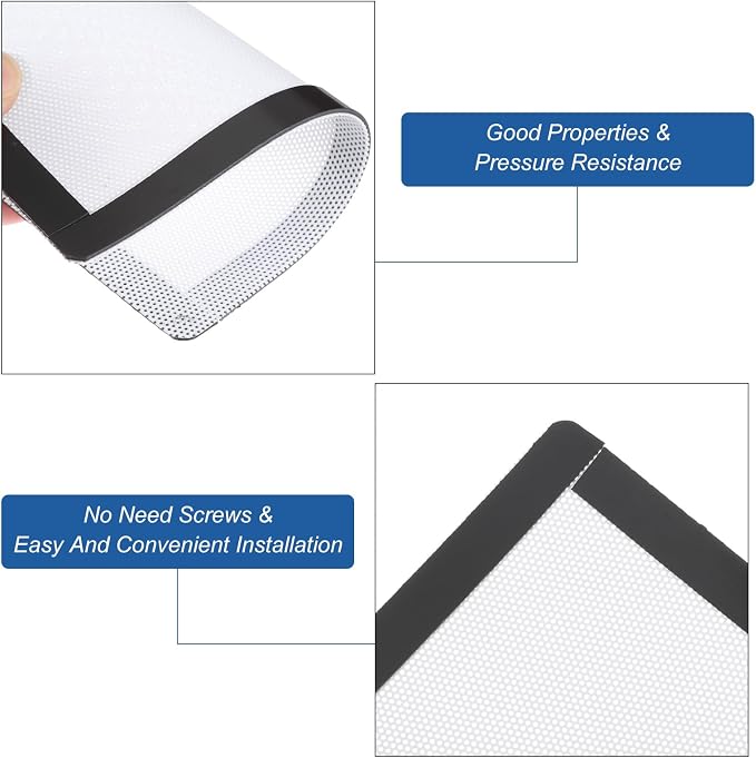 MECCANIXITY 3PCS PC Dust Filter, 150x150mm Magnetic Frame PVC Computer Case - Image 4
