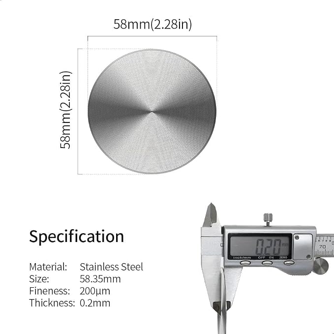 watchget 58mm Espresso Puck Screen - Image 2