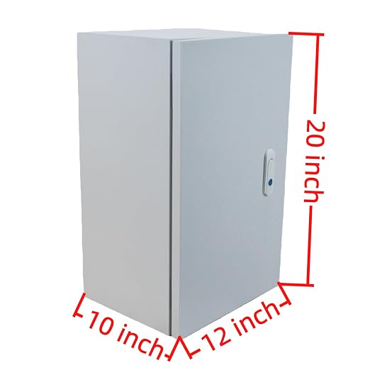 Electrical Enclosure Box 20" x 12" x 10" Carbon Steel Electrical Junction Boxes - Image 2