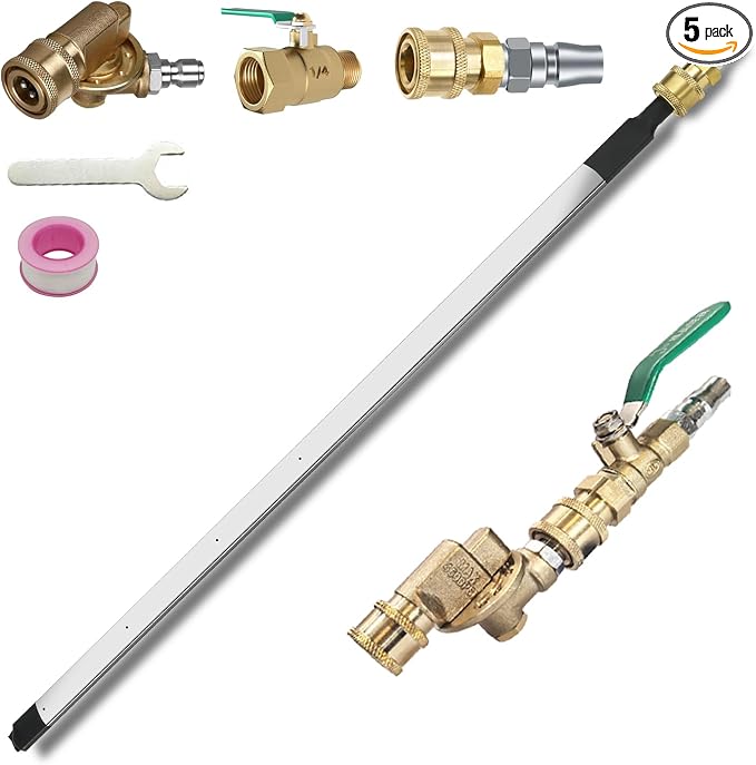 Lucstar Radiator Cleaning Wand & Car A/C Condenser Cleaner, Engine Cabin Air by Lucstar