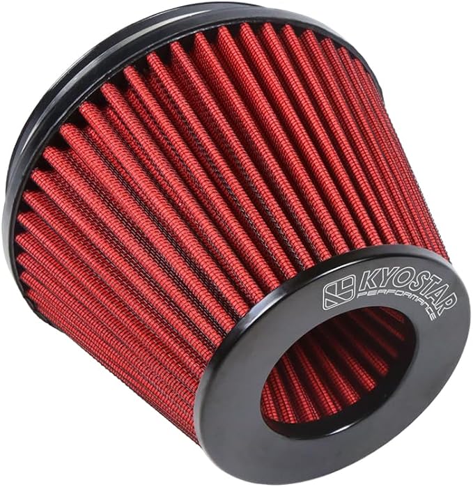 KYOSTAR Universal 6" High-Flow Air Filter, Reusable Cone Cold Air Intake - Image 7