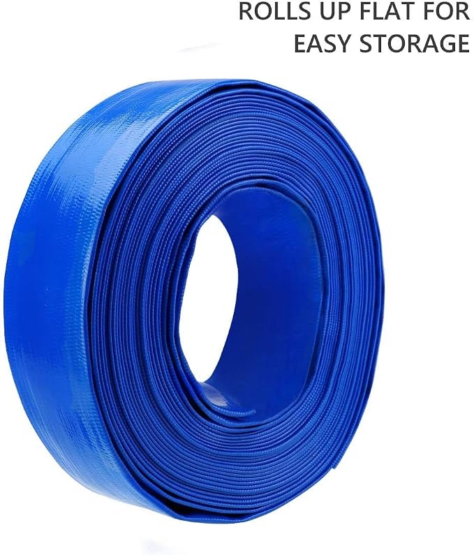 Eastrans 2" x 100 FT Heavy Duty Pool Backwash Hose, Reinforced PVC Lay Flat - Image 8