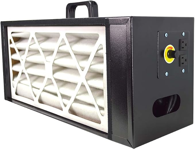 DC1700 Portable Air Cleaner 3 Fan Variable Speed by Oasis+Machinery