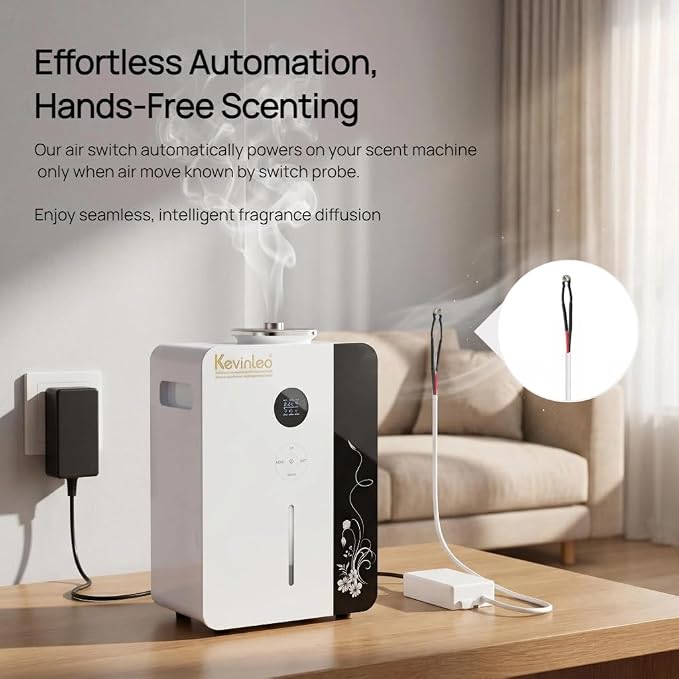 Kevinleo HVAC Air Switch for Scent Diffusers- Auto-On Scent Diffuser Controlled - Image 4