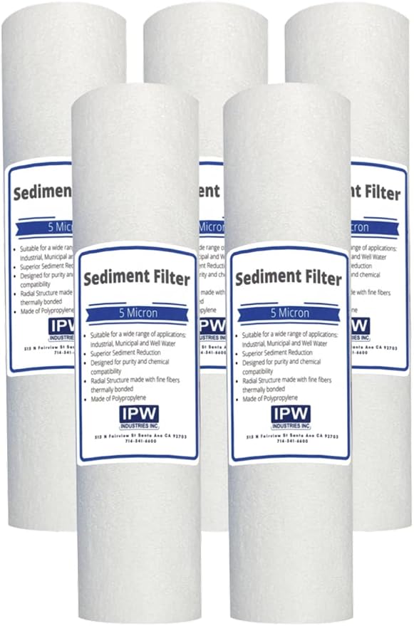 Pack of 5 Compatible Replacment filter set by Isopure_WaterIPWINDUSTRIES
