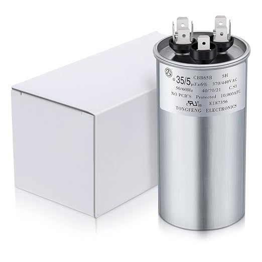 Frienda 35+5 MFD 35/5 uf ±6% 370V or 440V VAC Dual Run Round Capacitor - Image 7