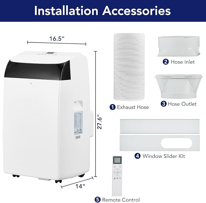 GarveeLife 12, 000 BTU Portable Air Conditioners - Image 9
