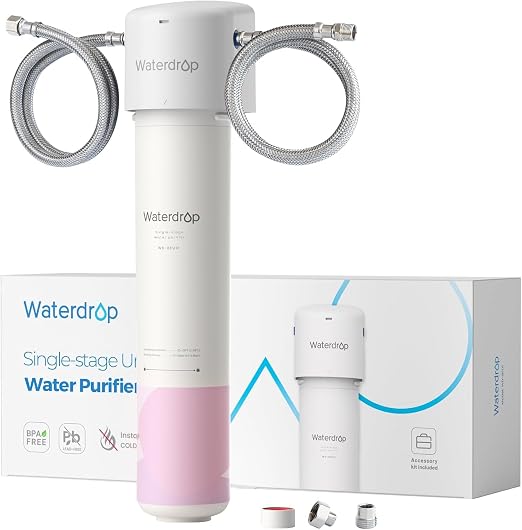 Waterdrop BFU1 Water Filter for Bathroom for Face Care, Soft Water, by Waterdrop
