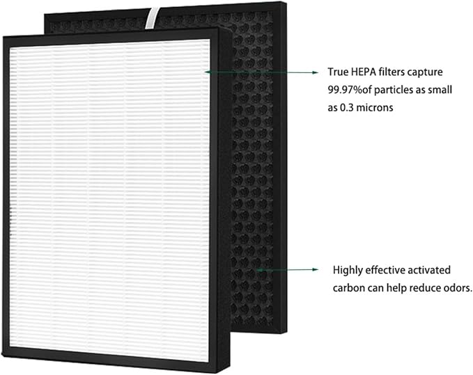 True HEPA And Activated Carbon Filter Set Replacement，Compatible - Image 2