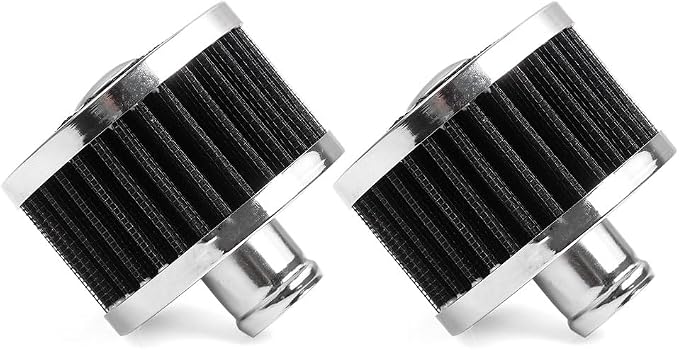 MUGE RACING 23mm Car Air Filter Universal Cold Air Intake Filter High Flow Vent by MUGERACING