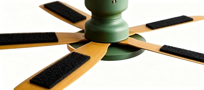 GOOGO Ceiling Fan Filters for Blades, 10 Pack Reusable Fan Blade Air Filter Pads by Googo