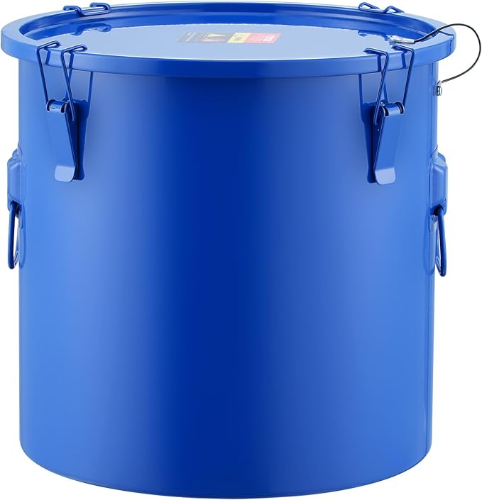 VEVOR Fryer Grease Bucket, 10 Gal Oil Disposal Caddy Carbon Steel Fryer Oil by VEVOR