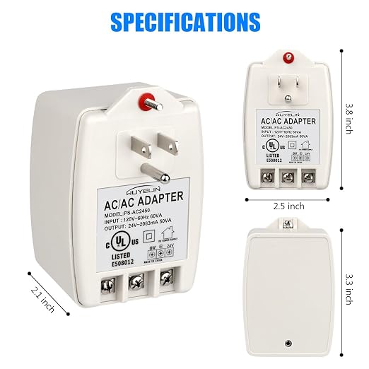 24VAC 50VA Wall Transformer - Image 4