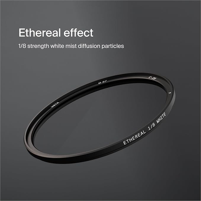 Urth 55mm Magnetic Ethereal White Mist ⅛ Diffusion Lens Filter — Cinematic - Image 2