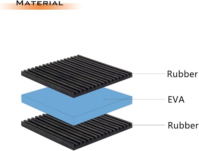 Air Jade 4 Pack Rubber Anti-Vibration Pads, Compressors, Treadmills, Air - Image 4