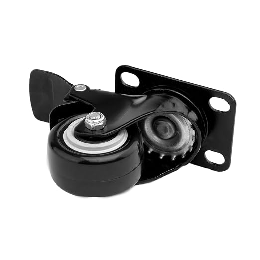 4 PCS 2 inch Heavy Duty Caster Wheels Polyurethane PU Rubber Swivel Casters - Image 8