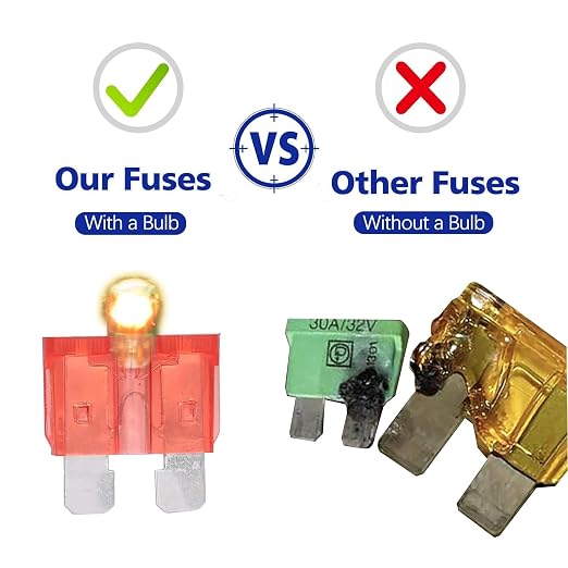 56pcs Light Up Fuses Automotive Assortment Kit, Glow Fuses - Image 8