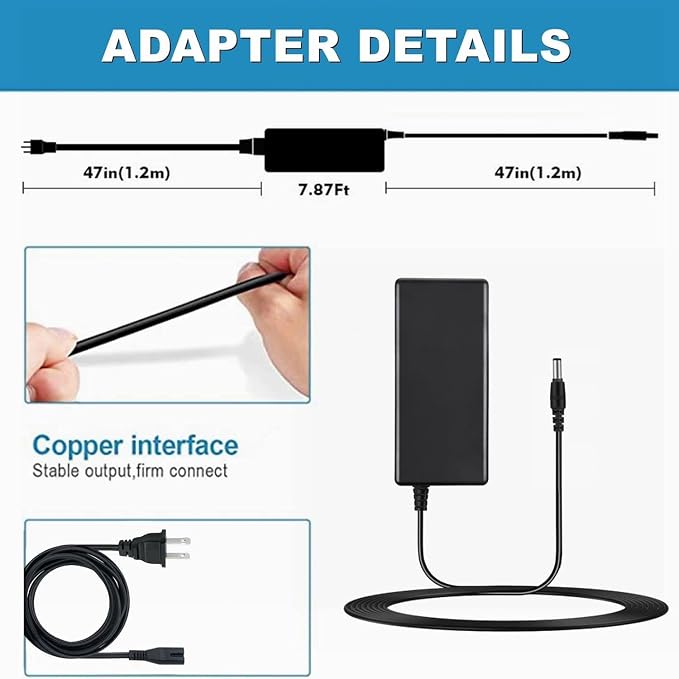 CJP-Geek 24V AC/DC Adapter Compatible - Image 2