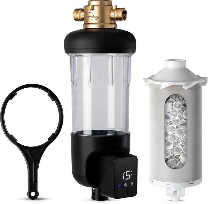 iSpring WSP50SL-ARJ Reusable Whole House Spin Down Sediment Water Filter by iSpring