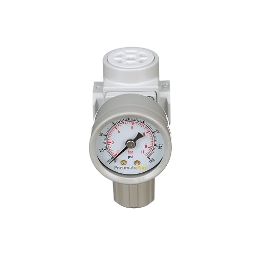 PneumaticPlus SAR200-N02BG Miniature Compressed Air Pressure Regulator 1/4" NPT - Image 5